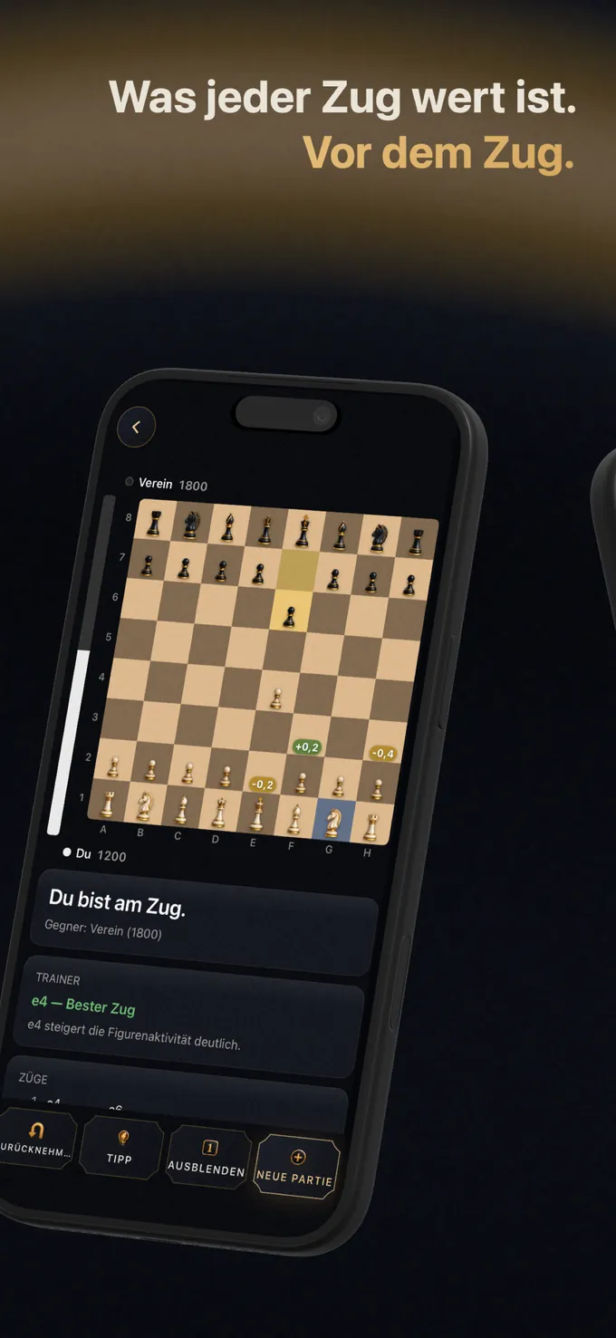 Was jeder Zug wert ist. Vor dem Zug.