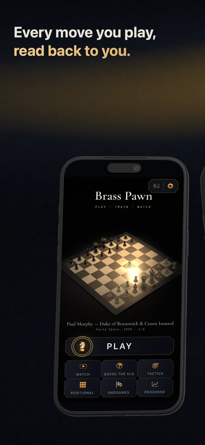 Every move you play, read back to you.