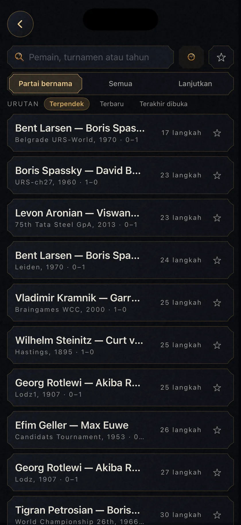 Sembilan ratus partai yang layak ditonton.