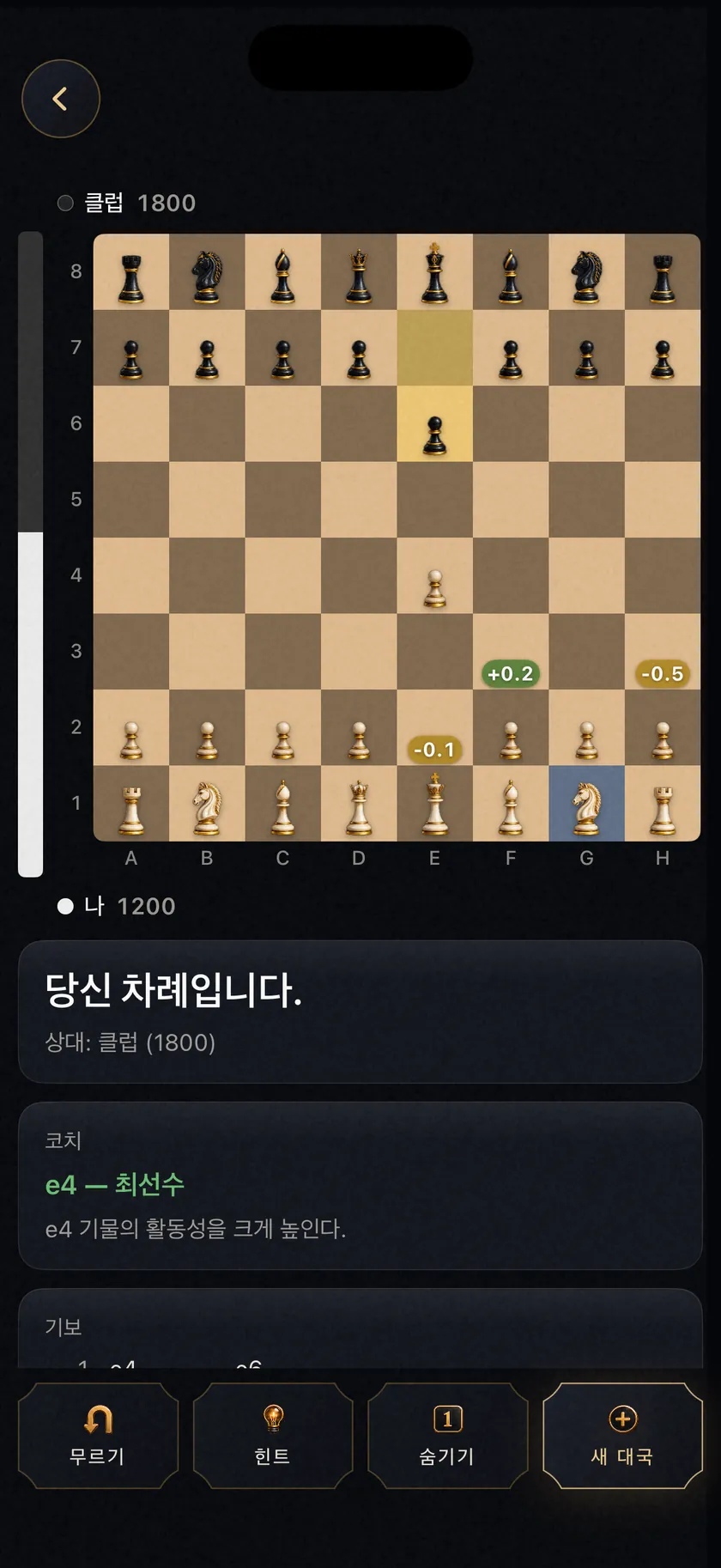 모든 수의 가치를. 두기 전에.