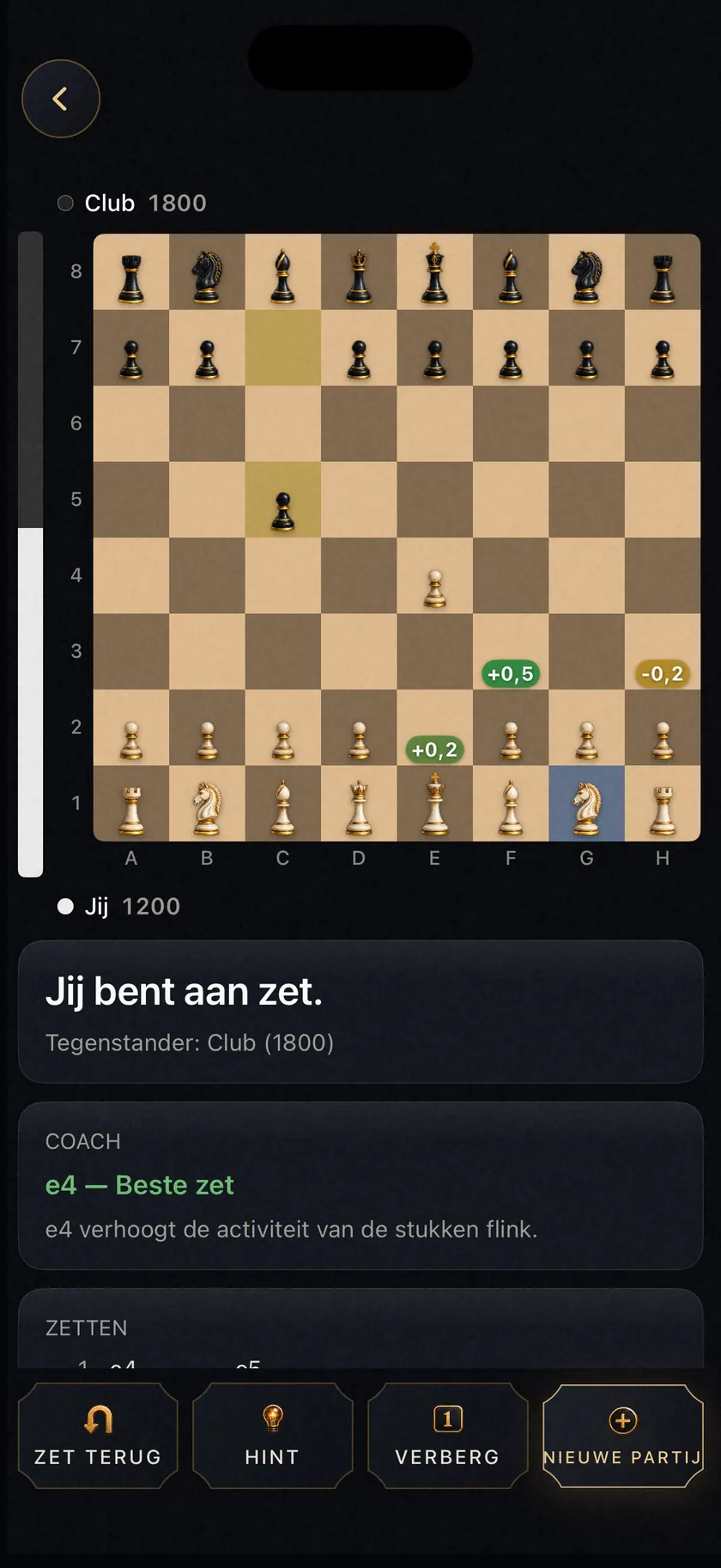 Wat elke zet waard is. Voordat je hem doet.