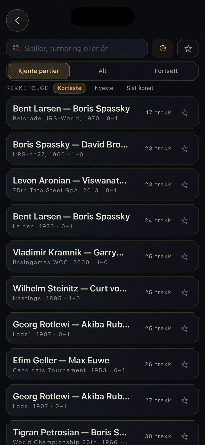 Ni hundre partier verdt å se.