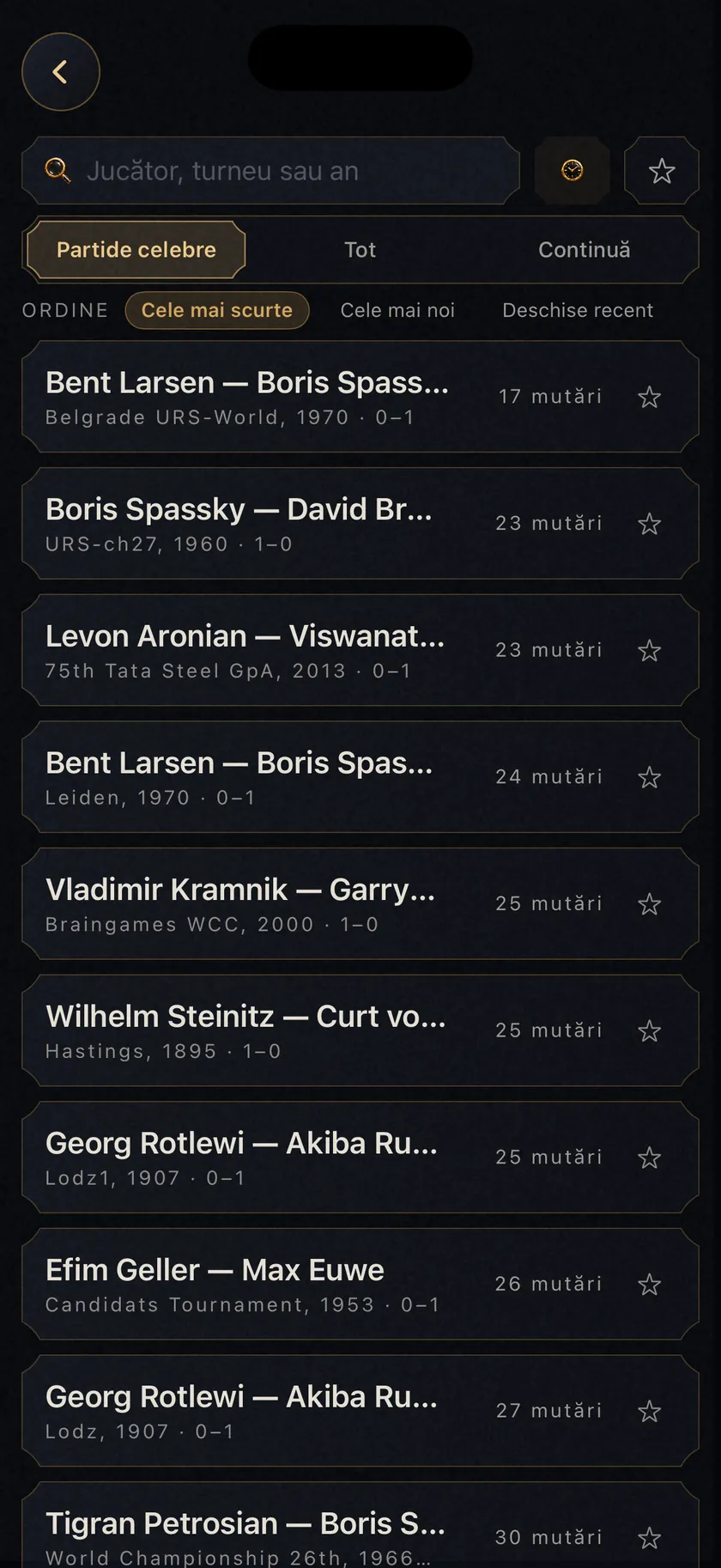 Nouă sute de partide care merită văzute.
